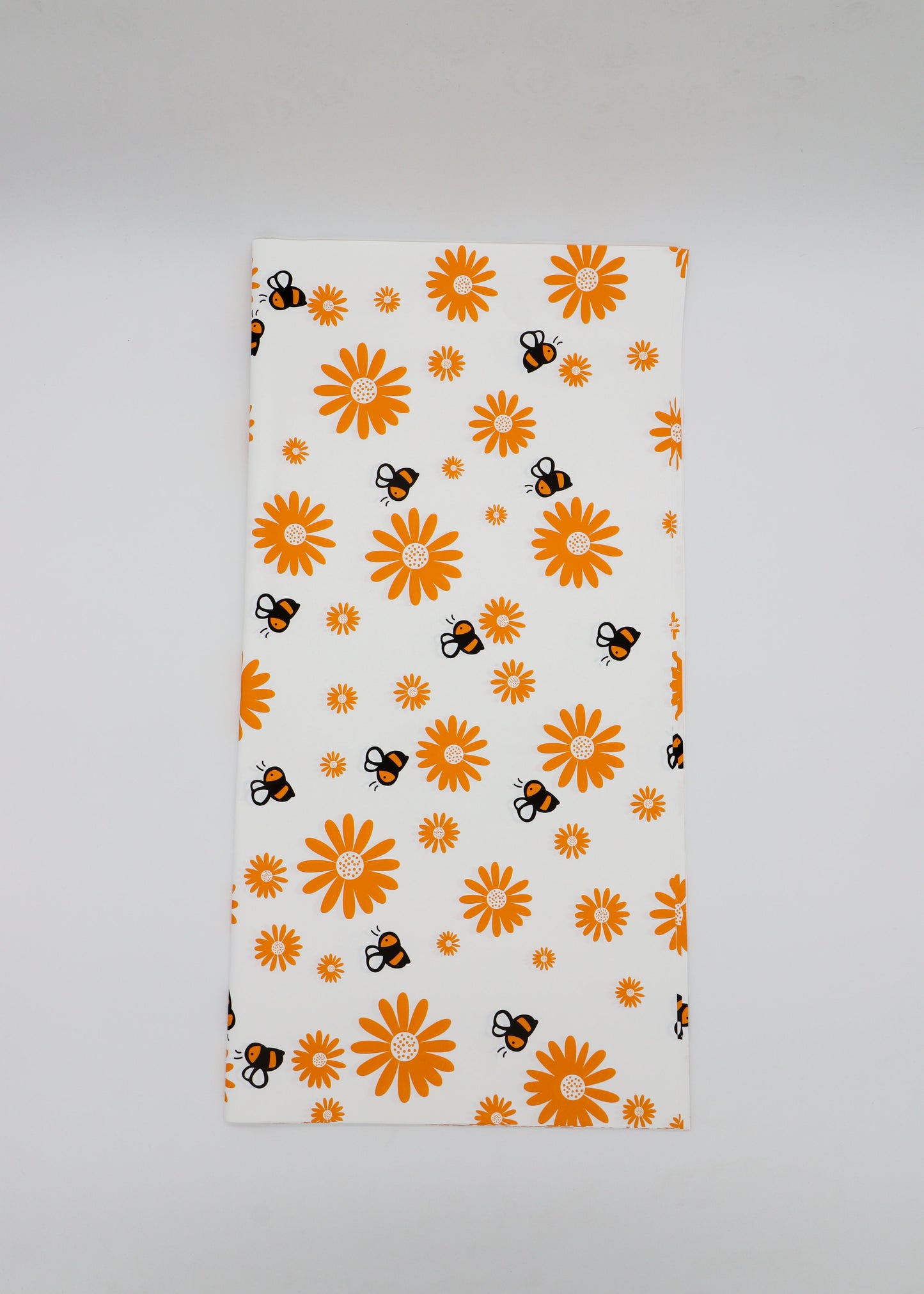 Bee and Daisy Floral Paper