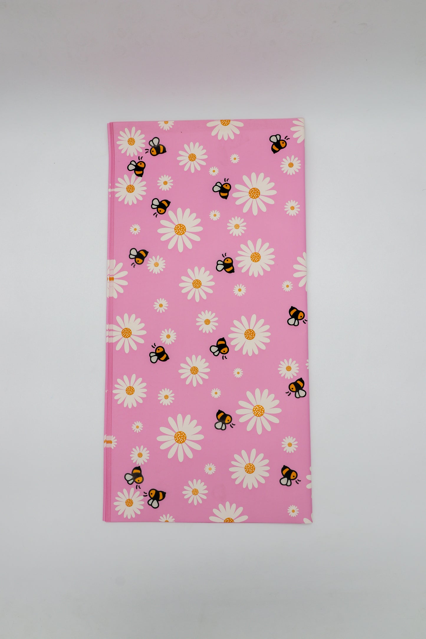 Bee and Daisy Floral Paper