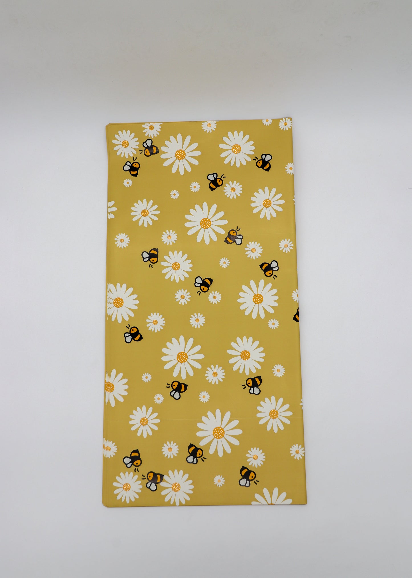 Bee and Daisy Floral Paper