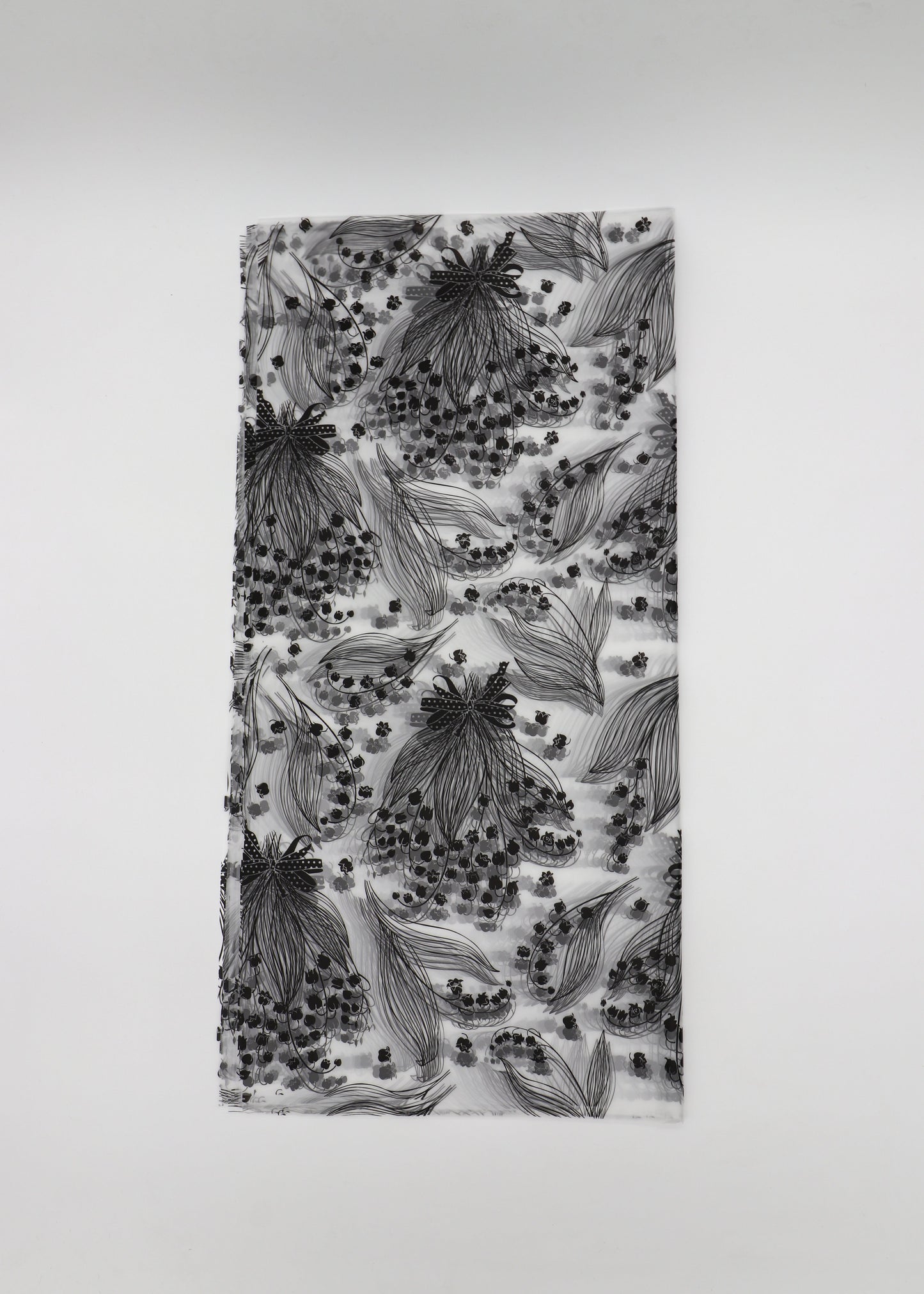 Lillies and Baby Breathe Floral Paper