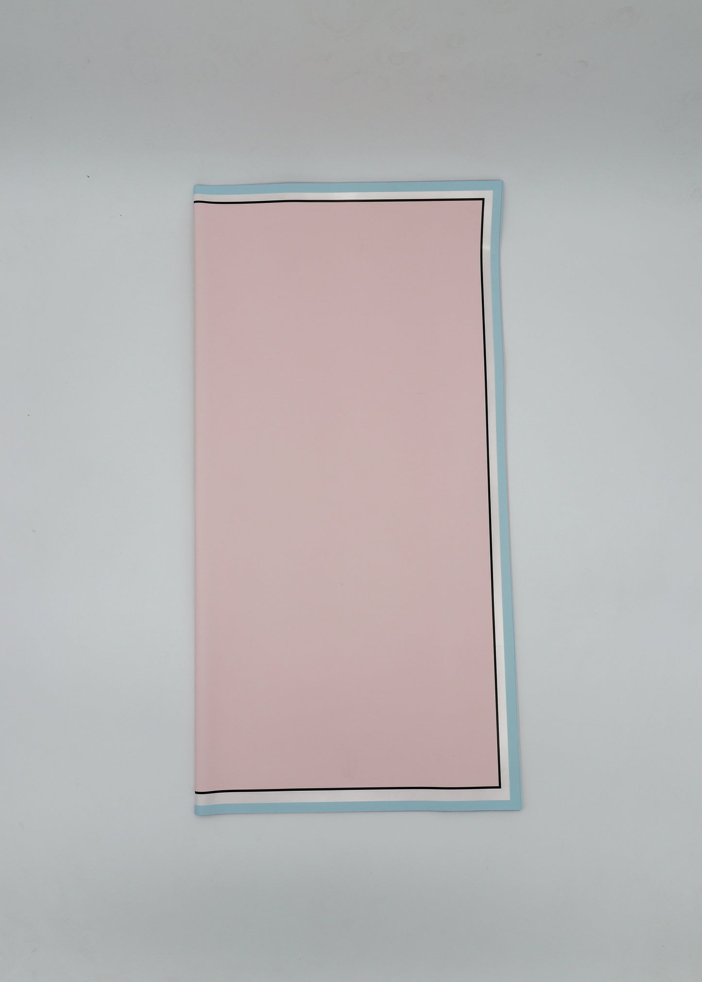 Solid and Border Floral Paper