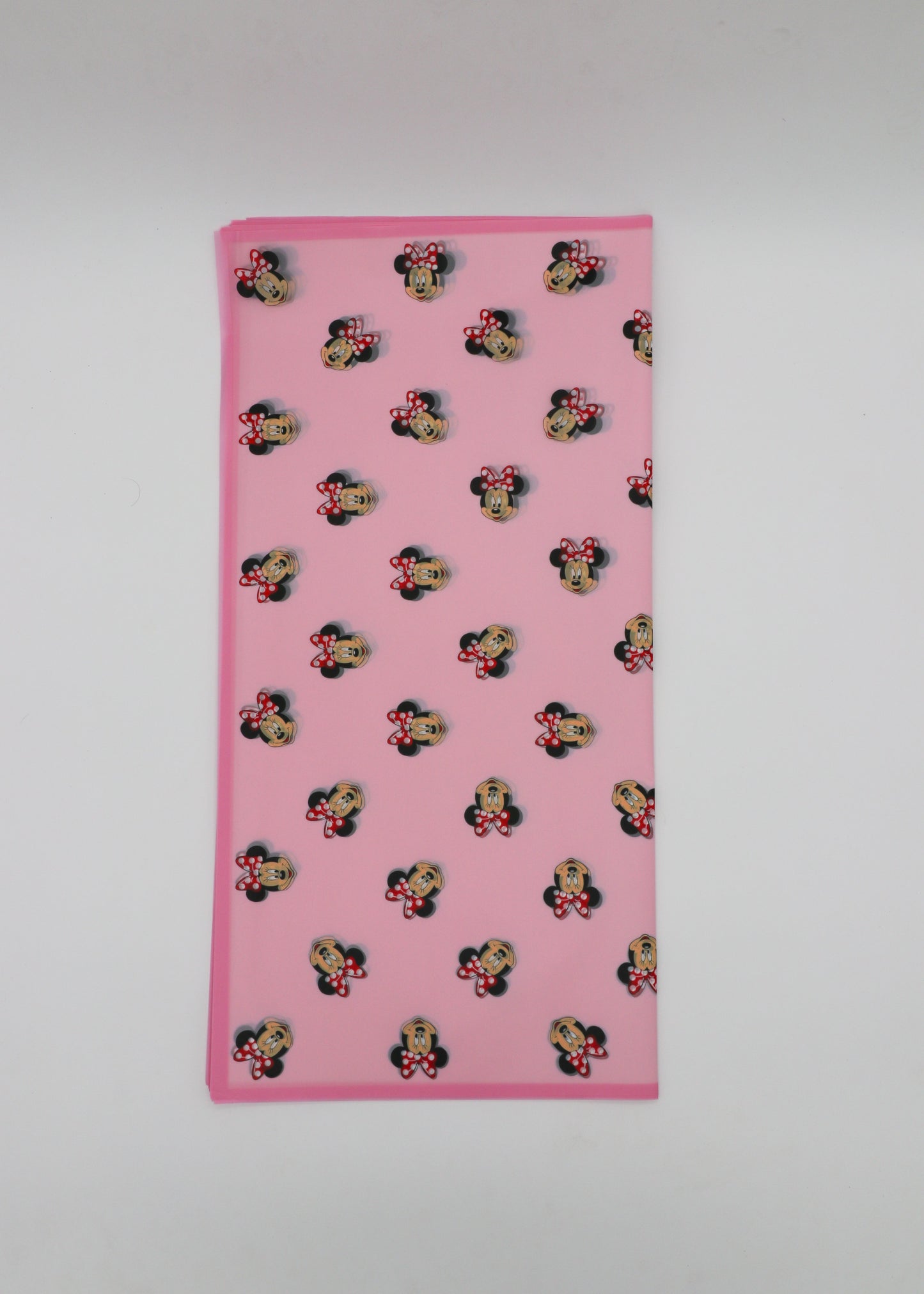 Mikey Mouse Floral Transparent Paper