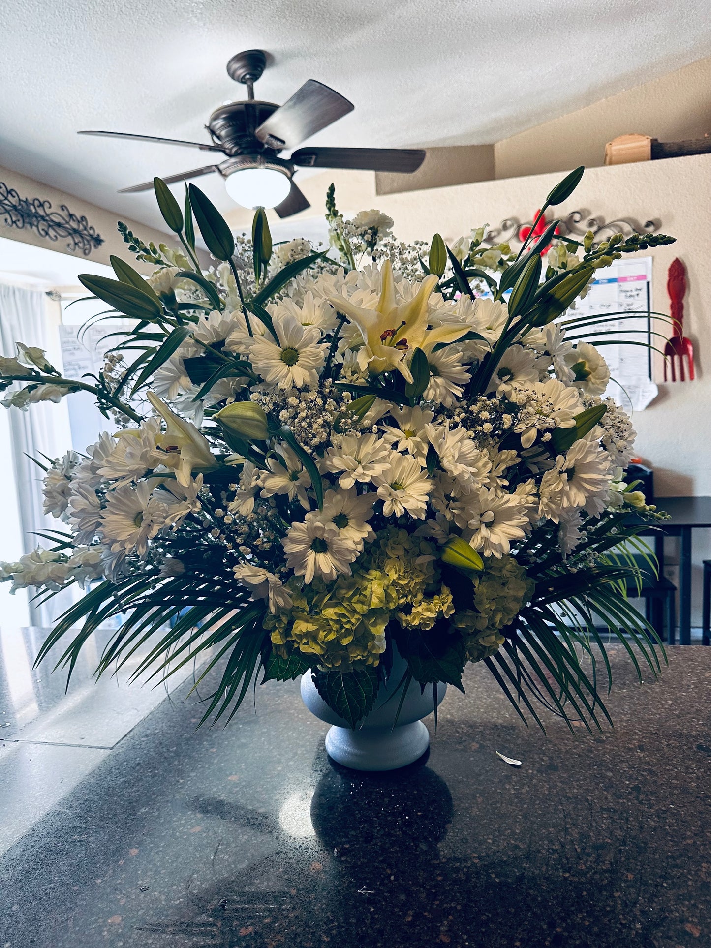 Funeral Vase Floral Arrangement