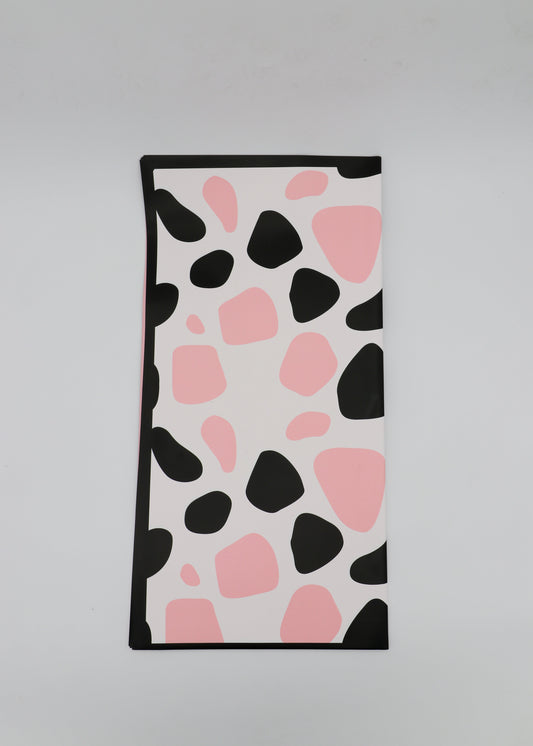 Cow Pattern Floral Paper