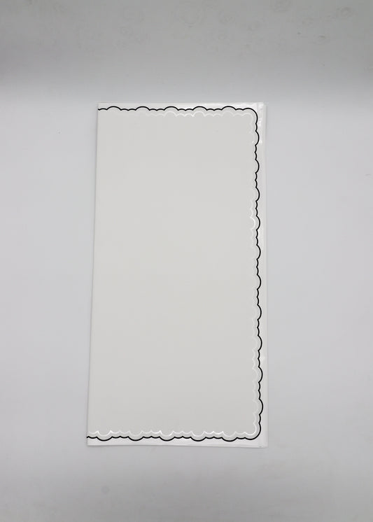 Velvet Rim Floral Paper