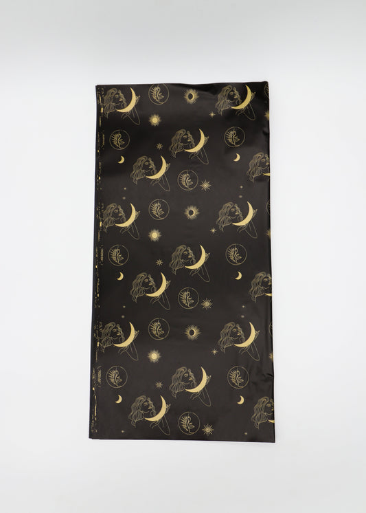 Stars and Moon Floral Paper