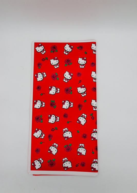 Hello Kitty Floral Paper