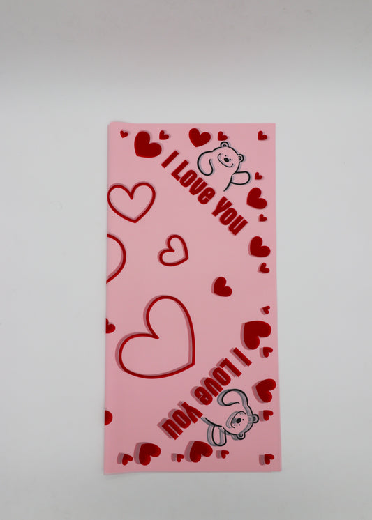 Bear Love You Floral Paper