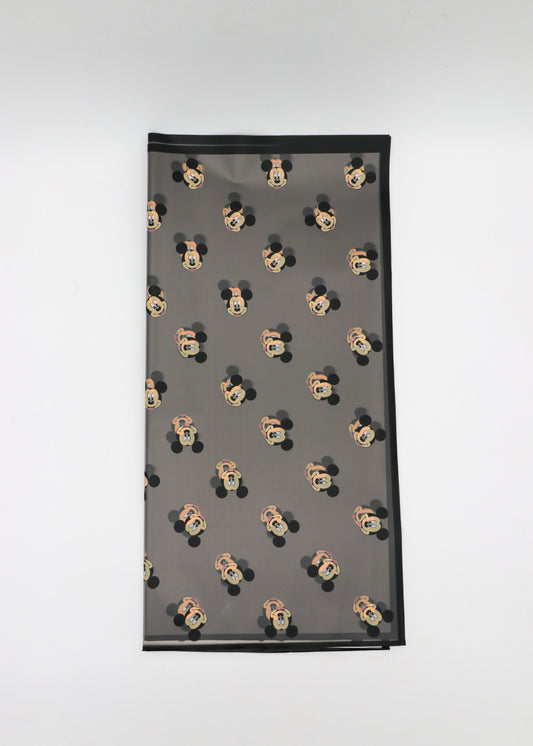 Mikey Mouse Floral Transparent Paper